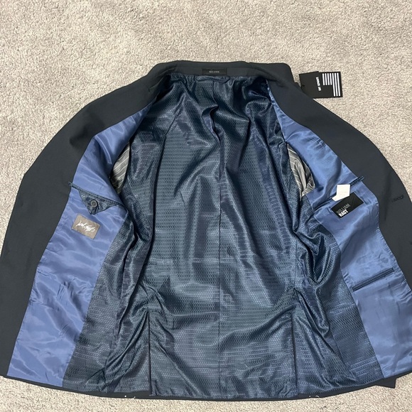 38S 2Pc Suit Men's Navy Blue William Rast Blazer & Pants - Picture 5 of 15